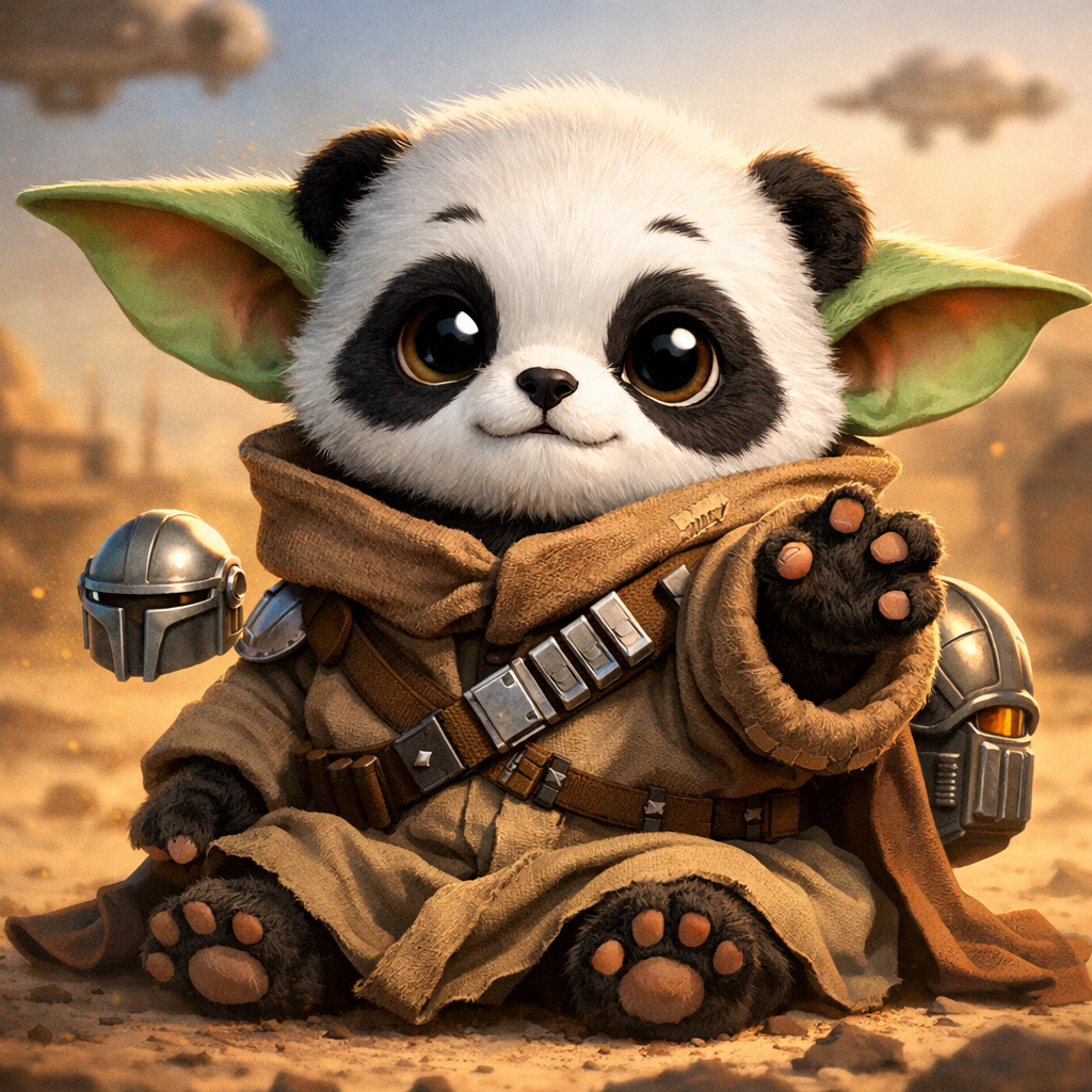 Pandalorian branding